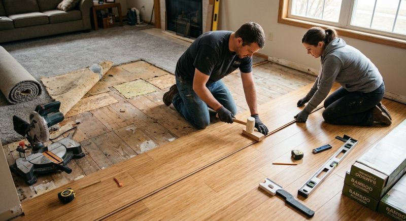 Bamboo Flooring Installation in Spring Hill, TN