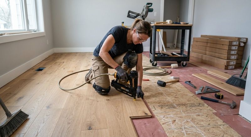 Hardwood Floor Installation in Maury County, TN