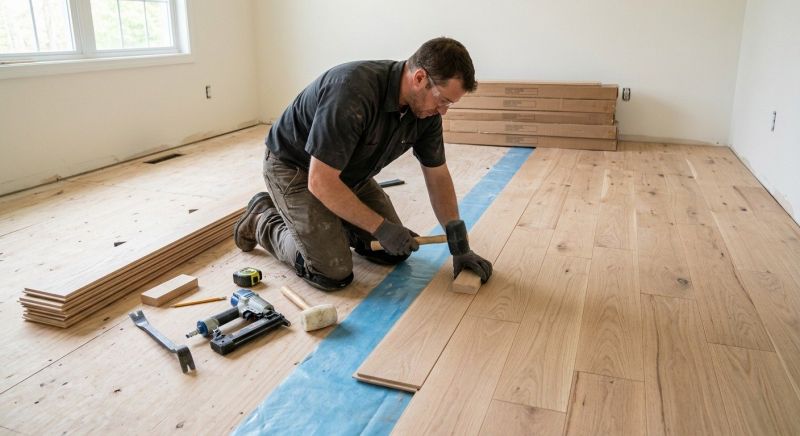 Hardwood Floor Installation in Primm Springs, TN