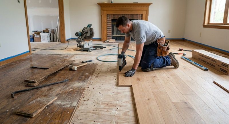 Hardwood Replacement in Spring Hill, TN