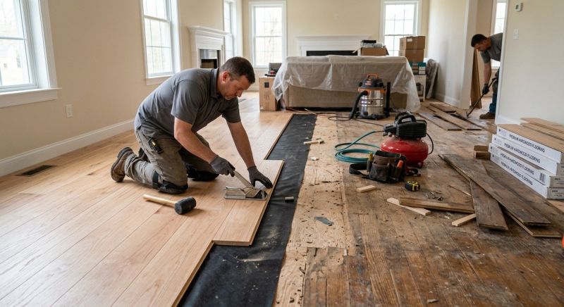Hardwood Replacement in Thompsons Station, TN