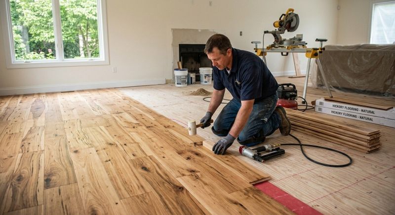 Hickory Floor Installation in Spring Hill, TN