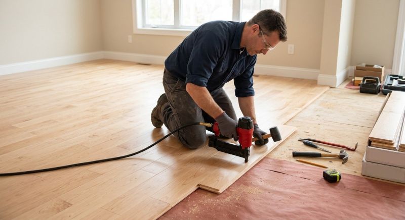 Maple Flooring Installation in Arrington, TN