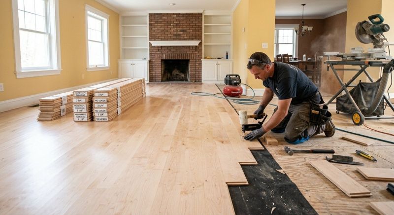 Maple Flooring Installation in Marshall County, TN