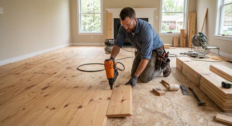 Maple Flooring Installation in Unionville, TN