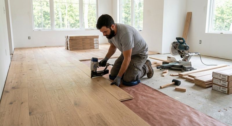 Oak Floor Installation in Brentwood, TN