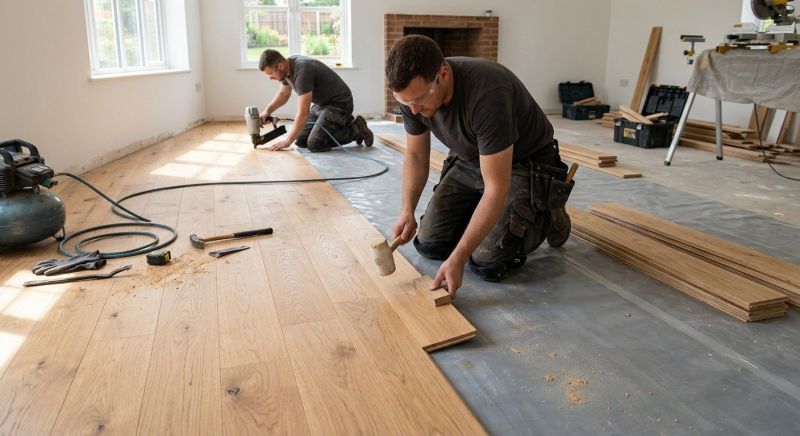 Oak Floor Installation in Columbia, TN