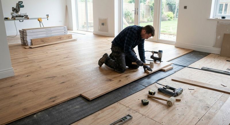 Oak Floor Installation in Franklin, TN