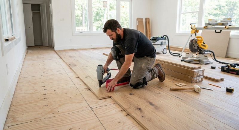 Oak Floor Installation in Spring Hill, TN