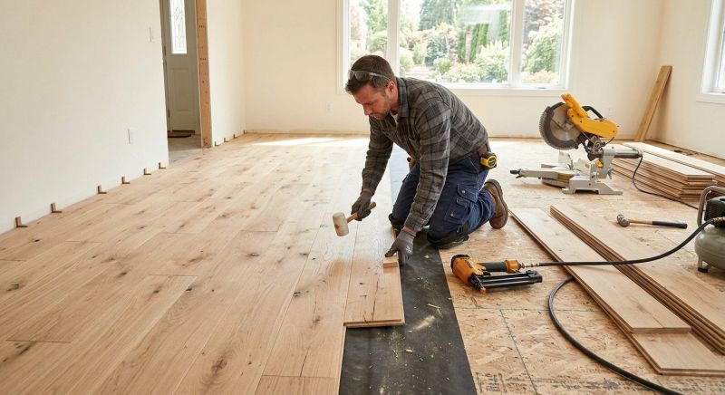 Oak Floor Installation in Maury County, TN