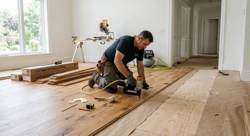 Oak Floor Installation in Nashville, TN
