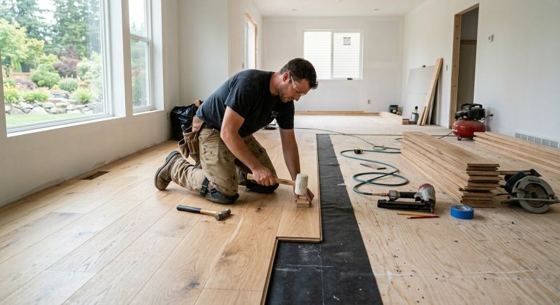Oak Floor Replacement in Spring Hill, TN