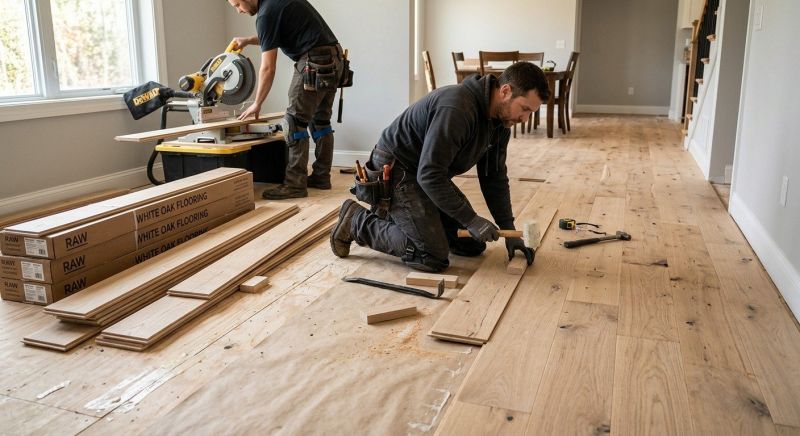 Oak Floor Replacement in Spring Hill, TN