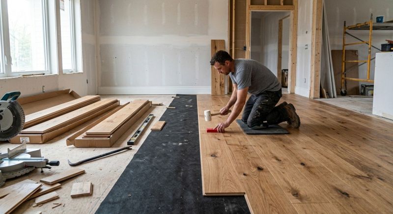 Wide Plank Floor Installation in Spring Hill, TN