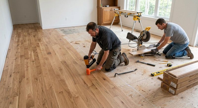 Wood Floor Replacement in Franklin, TN