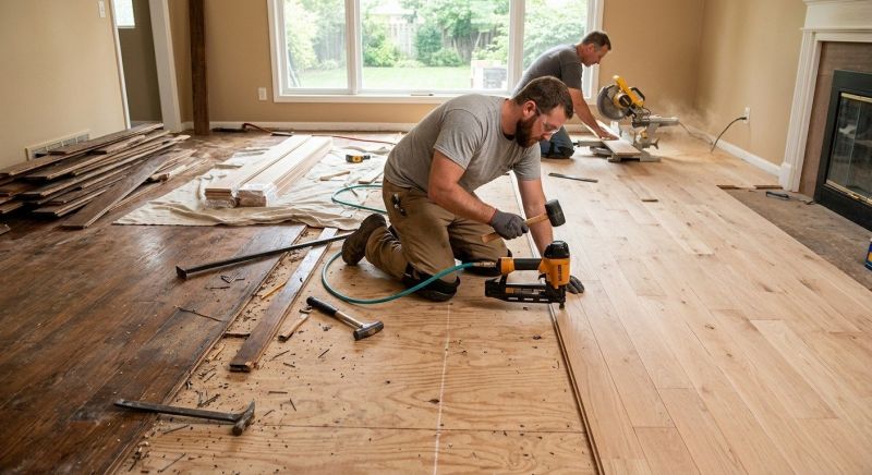 Wood Floor Replacement in Spring Hill, TN