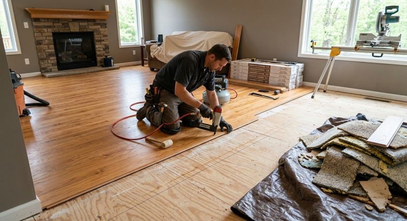 Wood Floor Replacement in Williamson County, TN
