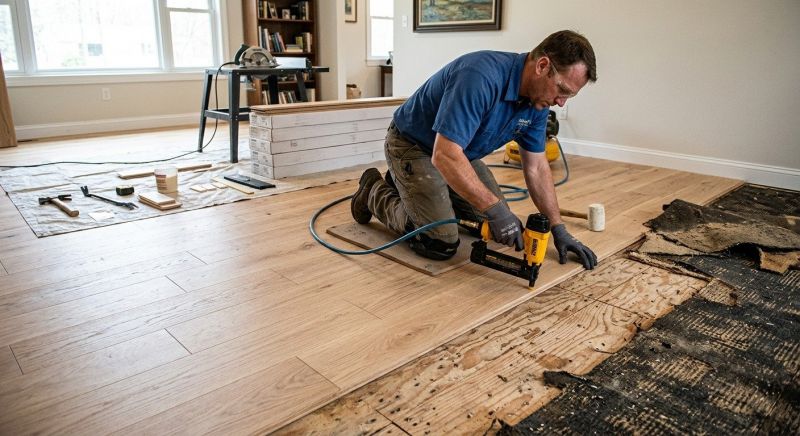 Wood Flooring Installation in Chapel Hill, TN