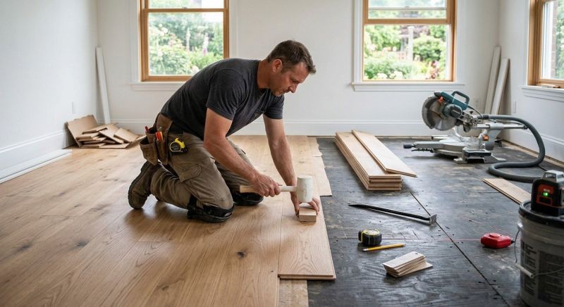 Wood Flooring Installation in Chapel Hill, TN